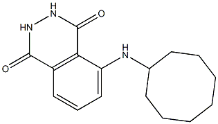 5-(cyclooctylamino)-1,2,3,4-tetrahydrophthalazine-1,4-dione 구조식 이미지