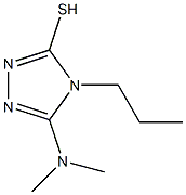 5-(dimethylamino)-4-propyl-4H-1,2,4-triazole-3-thiol Structure