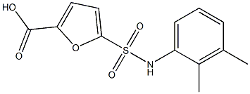 5-[(2,3-dimethylphenyl)sulfamoyl]furan-2-carboxylic acid 구조식 이미지