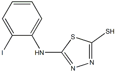 5-[(2-iodophenyl)amino]-1,3,4-thiadiazole-2-thiol Structure