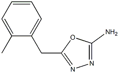 5-[(2-methylphenyl)methyl]-1,3,4-oxadiazol-2-amine Structure