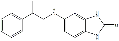 5-[(2-phenylpropyl)amino]-2,3-dihydro-1H-1,3-benzodiazol-2-one 구조식 이미지