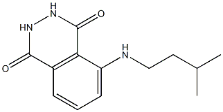 5-[(3-methylbutyl)amino]-1,2,3,4-tetrahydrophthalazine-1,4-dione Structure