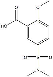 5-[(dimethylamino)sulfonyl]-2-methoxybenzoic acid Structure