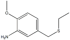 5-[(ethylsulfanyl)methyl]-2-methoxyaniline 구조식 이미지