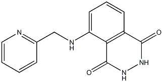 5-[(pyridin-2-ylmethyl)amino]-1,2,3,4-tetrahydrophthalazine-1,4-dione 구조식 이미지