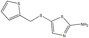 5-[(thien-2-ylmethyl)thio]-1,3-thiazol-2-amine Structure