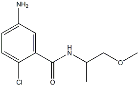 5-amino-2-chloro-N-(1-methoxypropan-2-yl)benzamide 구조식 이미지