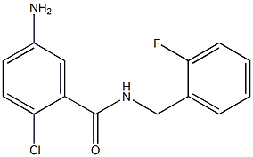 5-amino-2-chloro-N-(2-fluorobenzyl)benzamide Structure