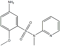 5-amino-2-methoxy-N-methyl-N-(pyridin-2-yl)benzene-1-sulfonamide 구조식 이미지