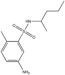 5-amino-2-methyl-N-(pentan-2-yl)benzene-1-sulfonamide 구조식 이미지