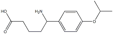 5-amino-5-[4-(propan-2-yloxy)phenyl]pentanoic acid 구조식 이미지