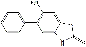5-amino-6-phenyl-1,3-dihydro-2H-benzimidazol-2-one 구조식 이미지
