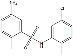 5-amino-N-(5-chloro-2-methylphenyl)-2-methylbenzene-1-sulfonamide 구조식 이미지