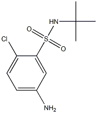 5-amino-N-tert-butyl-2-chlorobenzene-1-sulfonamide Structure