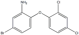 5-bromo-2-(2,4-dichlorophenoxy)aniline Structure