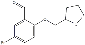 5-bromo-2-(oxolan-2-ylmethoxy)benzaldehyde Structure