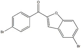 5-bromo-2-[(4-bromophenyl)carbonyl]-1-benzofuran Structure