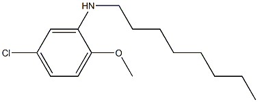 5-chloro-2-methoxy-N-octylaniline 구조식 이미지