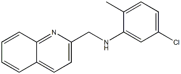 5-chloro-2-methyl-N-(quinolin-2-ylmethyl)aniline 구조식 이미지
