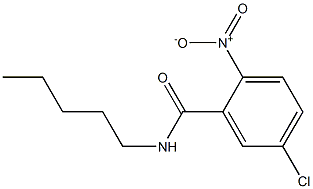 5-chloro-2-nitro-N-pentylbenzamide Structure