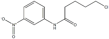 5-chloro-N-(3-nitrophenyl)pentanamide 구조식 이미지