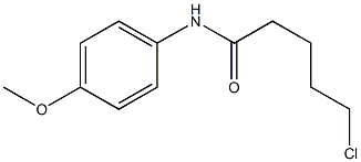 5-chloro-N-(4-methoxyphenyl)pentanamide Structure