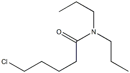 5-chloro-N,N-dipropylpentanamide 구조식 이미지