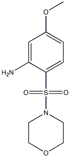 5-methoxy-2-(morpholine-4-sulfonyl)aniline Structure