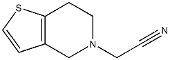 6,7-dihydrothieno[3,2-c]pyridin-5(4H)-ylacetonitrile Structure