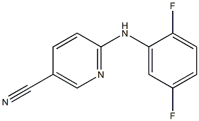 6-[(2,5-difluorophenyl)amino]nicotinonitrile Structure