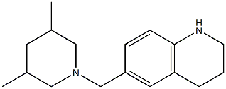 6-[(3,5-dimethylpiperidin-1-yl)methyl]-1,2,3,4-tetrahydroquinoline Structure