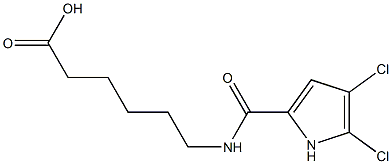 6-[(4,5-dichloro-1H-pyrrol-2-yl)formamido]hexanoic acid 구조식 이미지