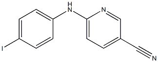 6-[(4-iodophenyl)amino]pyridine-3-carbonitrile 구조식 이미지