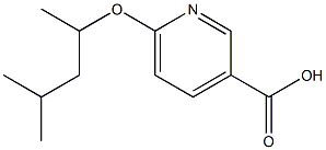 6-[(4-methylpentan-2-yl)oxy]pyridine-3-carboxylic acid Structure