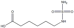 6-[(aminosulfonyl)amino]hexanoic acid Structure