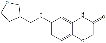 6-[(oxolan-3-ylmethyl)amino]-3,4-dihydro-2H-1,4-benzoxazin-3-one Structure