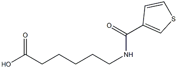 6-[(thien-3-ylcarbonyl)amino]hexanoic acid Structure