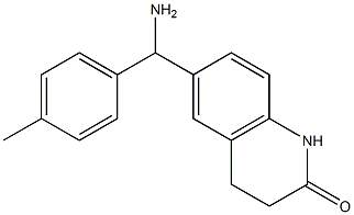 6-[amino(4-methylphenyl)methyl]-1,2,3,4-tetrahydroquinolin-2-one 구조식 이미지