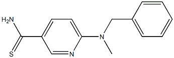 6-[benzyl(methyl)amino]pyridine-3-carbothioamide Structure