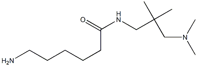 6-amino-N-[3-(dimethylamino)-2,2-dimethylpropyl]hexanamide Structure