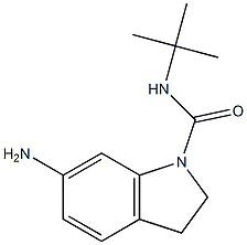 6-amino-N-tert-butyl-2,3-dihydro-1H-indole-1-carboxamide 구조식 이미지