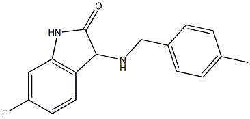 6-fluoro-3-{[(4-methylphenyl)methyl]amino}-2,3-dihydro-1H-indol-2-one Structure