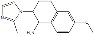 6-methoxy-2-(2-methyl-1H-imidazol-1-yl)-1,2,3,4-tetrahydronaphthalen-1-amine Structure