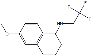 6-methoxy-N-(2,2,2-trifluoroethyl)-1,2,3,4-tetrahydronaphthalen-1-amine 구조식 이미지