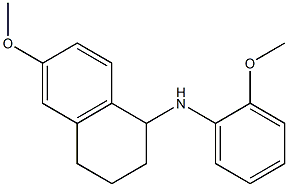 6-methoxy-N-(2-methoxyphenyl)-1,2,3,4-tetrahydronaphthalen-1-amine Structure