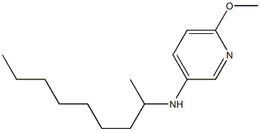 6-methoxy-N-(nonan-2-yl)pyridin-3-amine 구조식 이미지