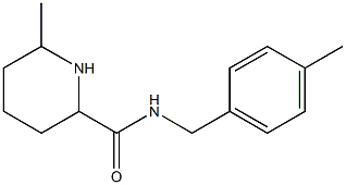 6-methyl-N-(4-methylbenzyl)piperidine-2-carboxamide Structure