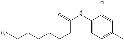 7-amino-N-(2-chloro-4-methylphenyl)heptanamide 구조식 이미지