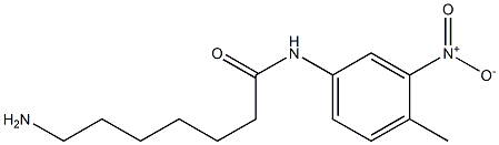 7-amino-N-(4-methyl-3-nitrophenyl)heptanamide Structure